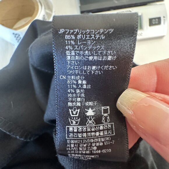 Sexy Satin Black Ruffle Sleeveless Mini Exposed Back T Design Small - Picture 7 of 11